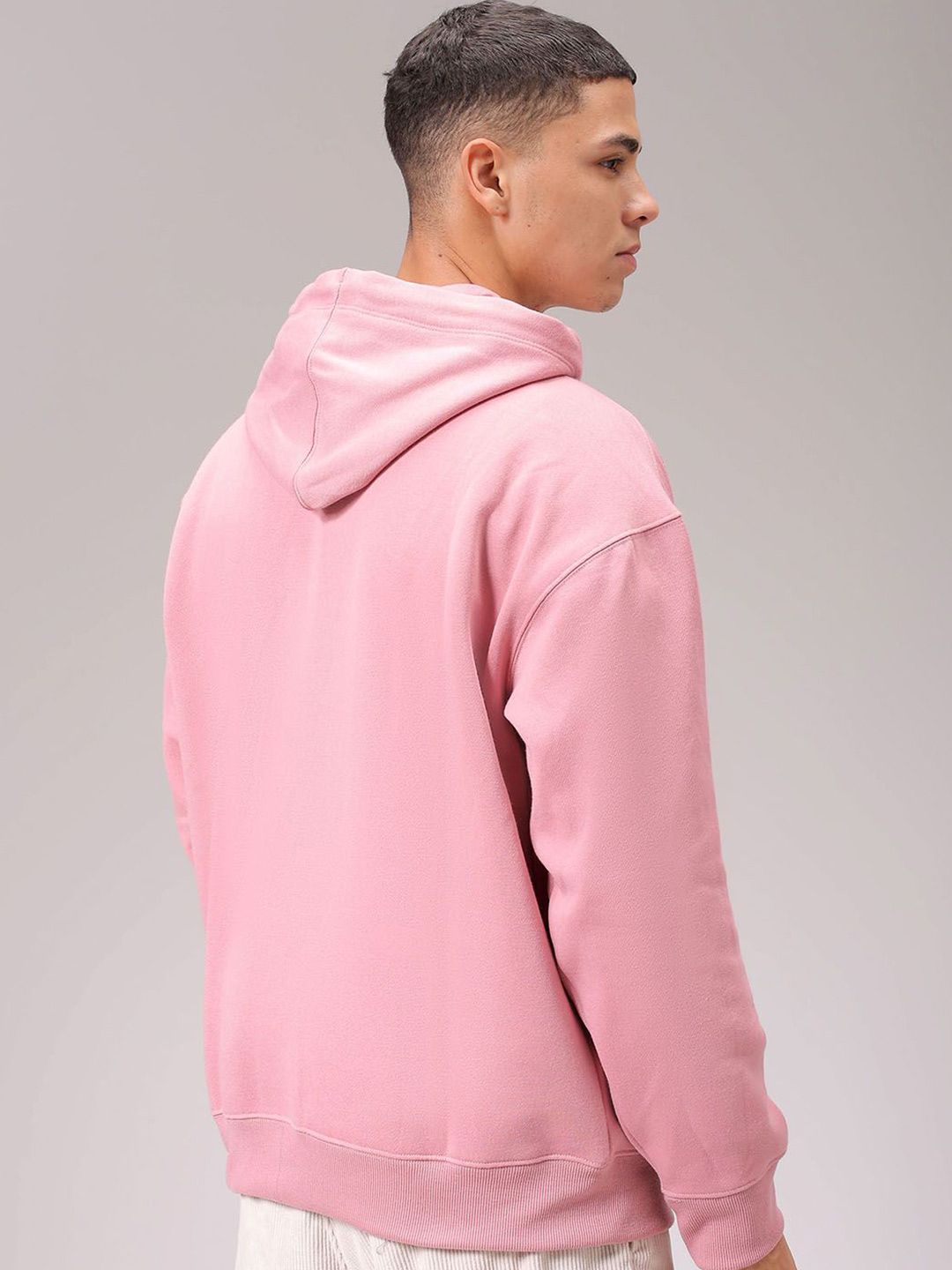 The Indian Garage Co Men Hooded Double Way Front Open Zipper Sweatshirt