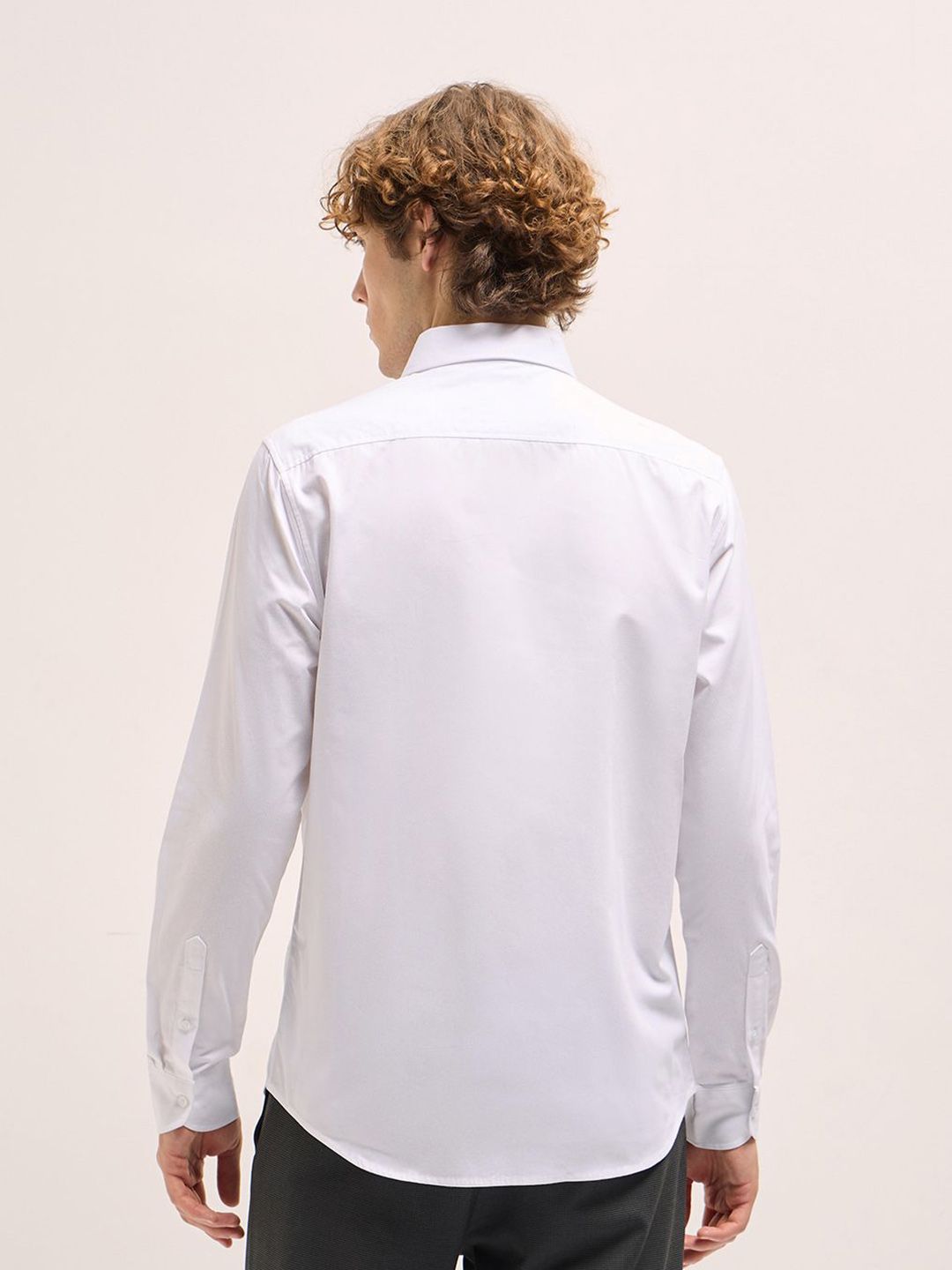 THE BEAR HOUSE Tailored Fit Cotton Formal Shirt