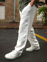 Powerlook Men Cotton Loose Fit Baggy Cargos Trousers