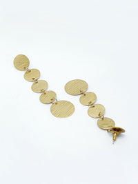 DressBerry Gold-Plated Contemporary Drop Earrings