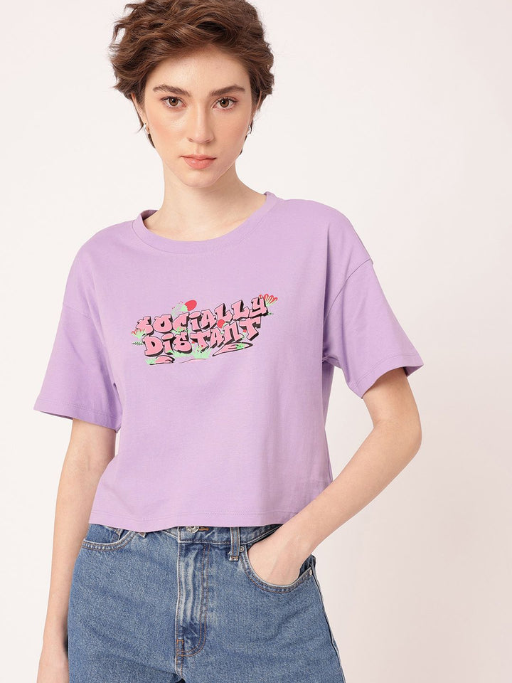 DressBerry City Cool Printed Boxy T-shirt