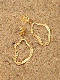 Anting -anting drop berbentuk kontemporari mewah mewah