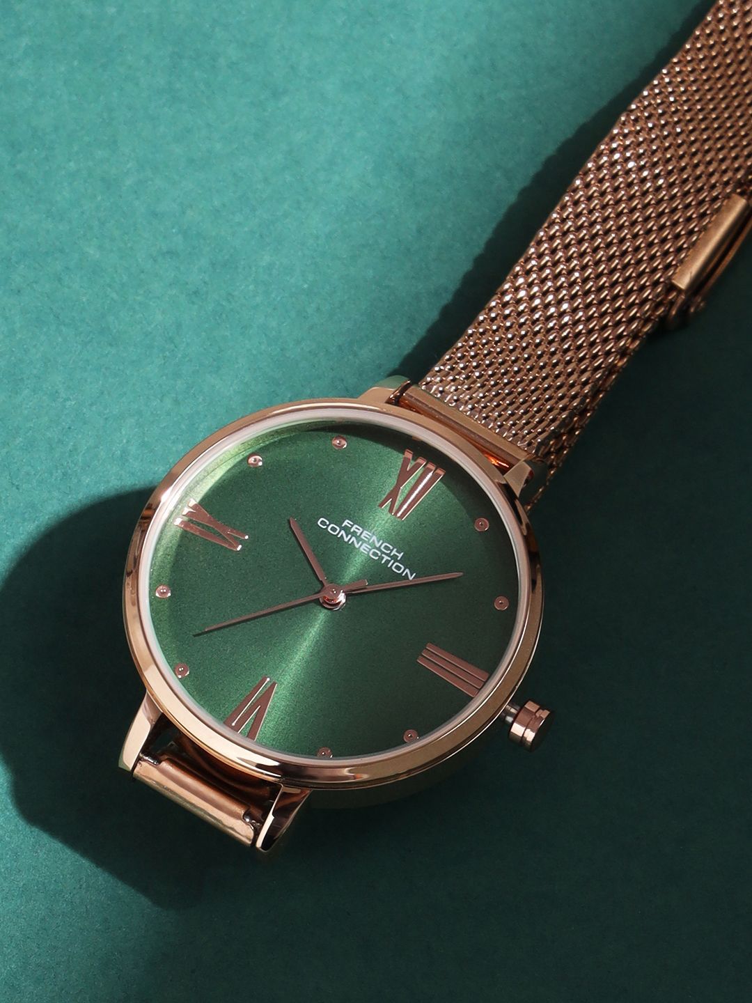 French Connection Women Stainless Steel Analogue Watch FCN0115NRGM