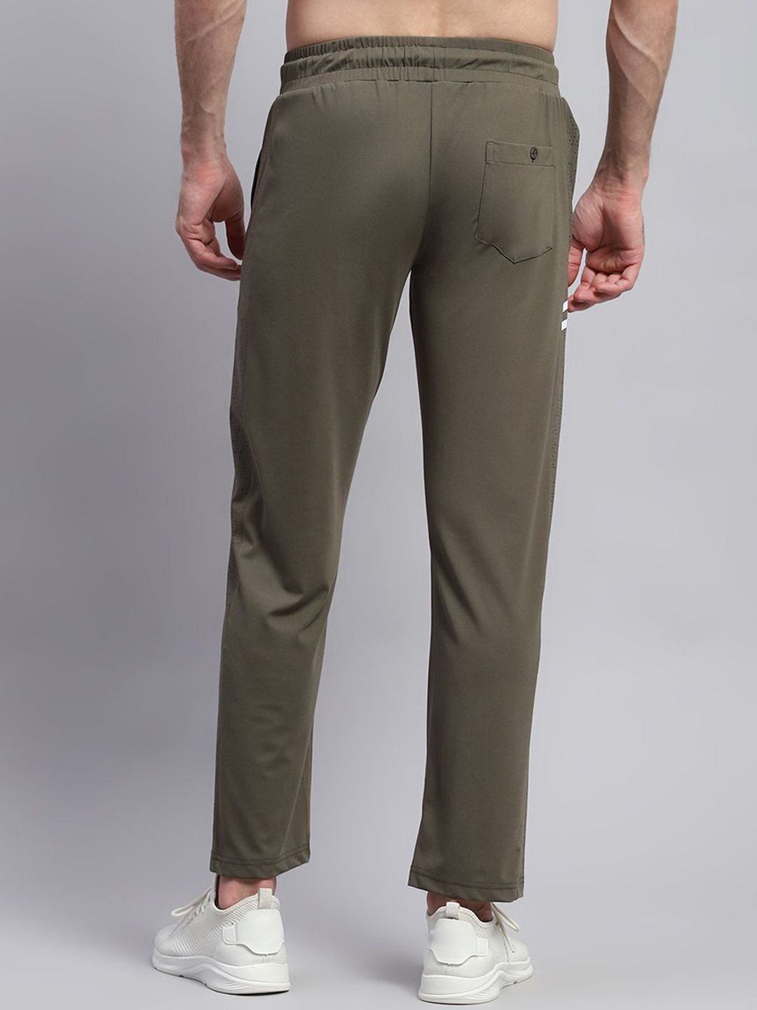 Monte Carlo Solid Men Printed Track Pants