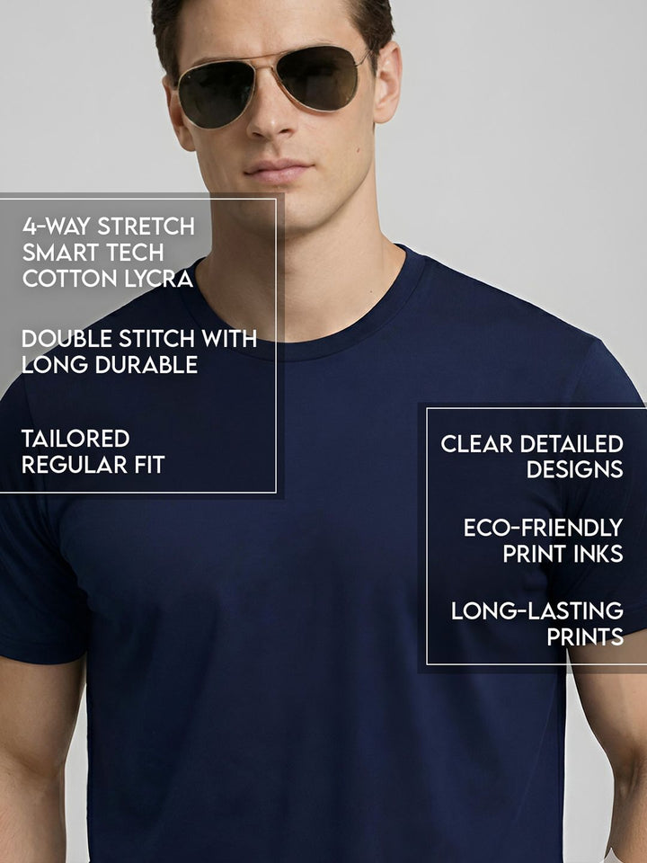 ADRO Men Printed T-shirt