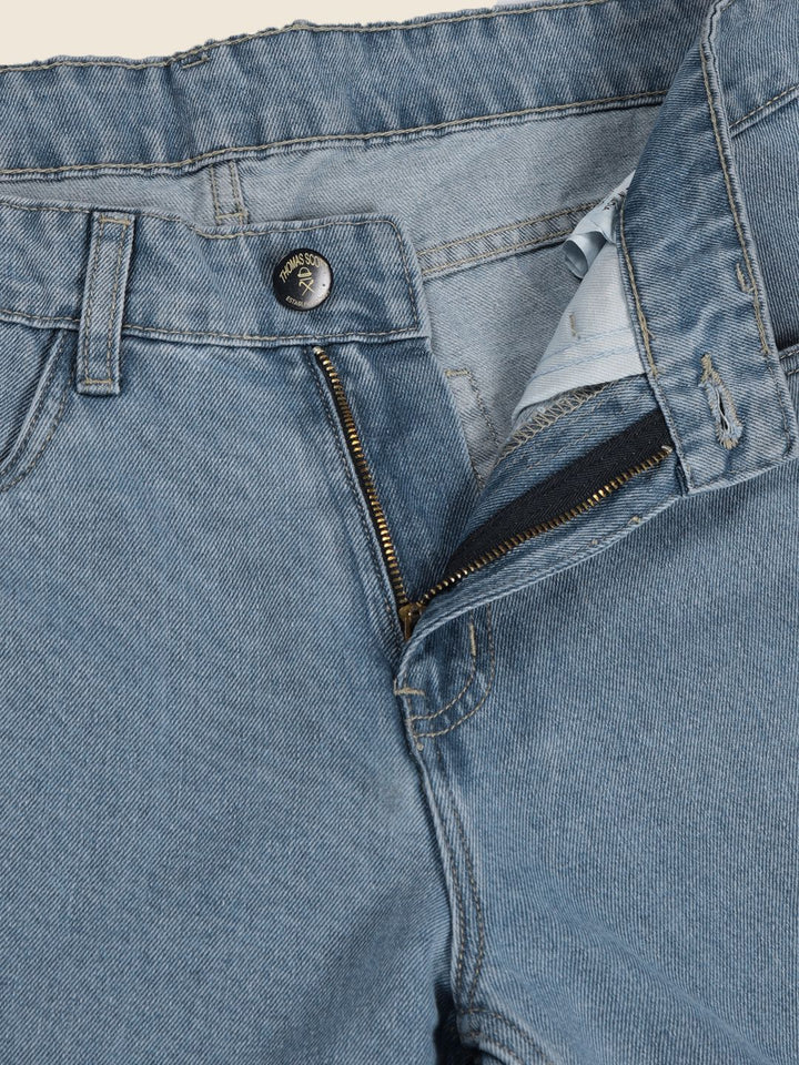 Thomas Scott Men Smart Relaxed Fit Baggy Jeans
