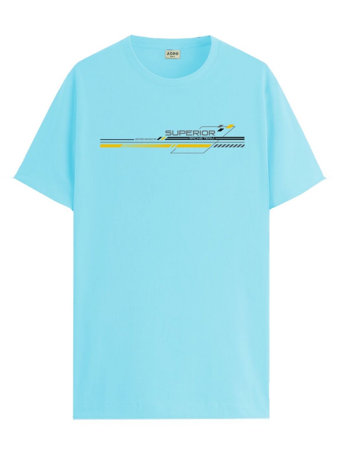 ADRO Men Graphic Printed Round Neck Cotton T-shirt