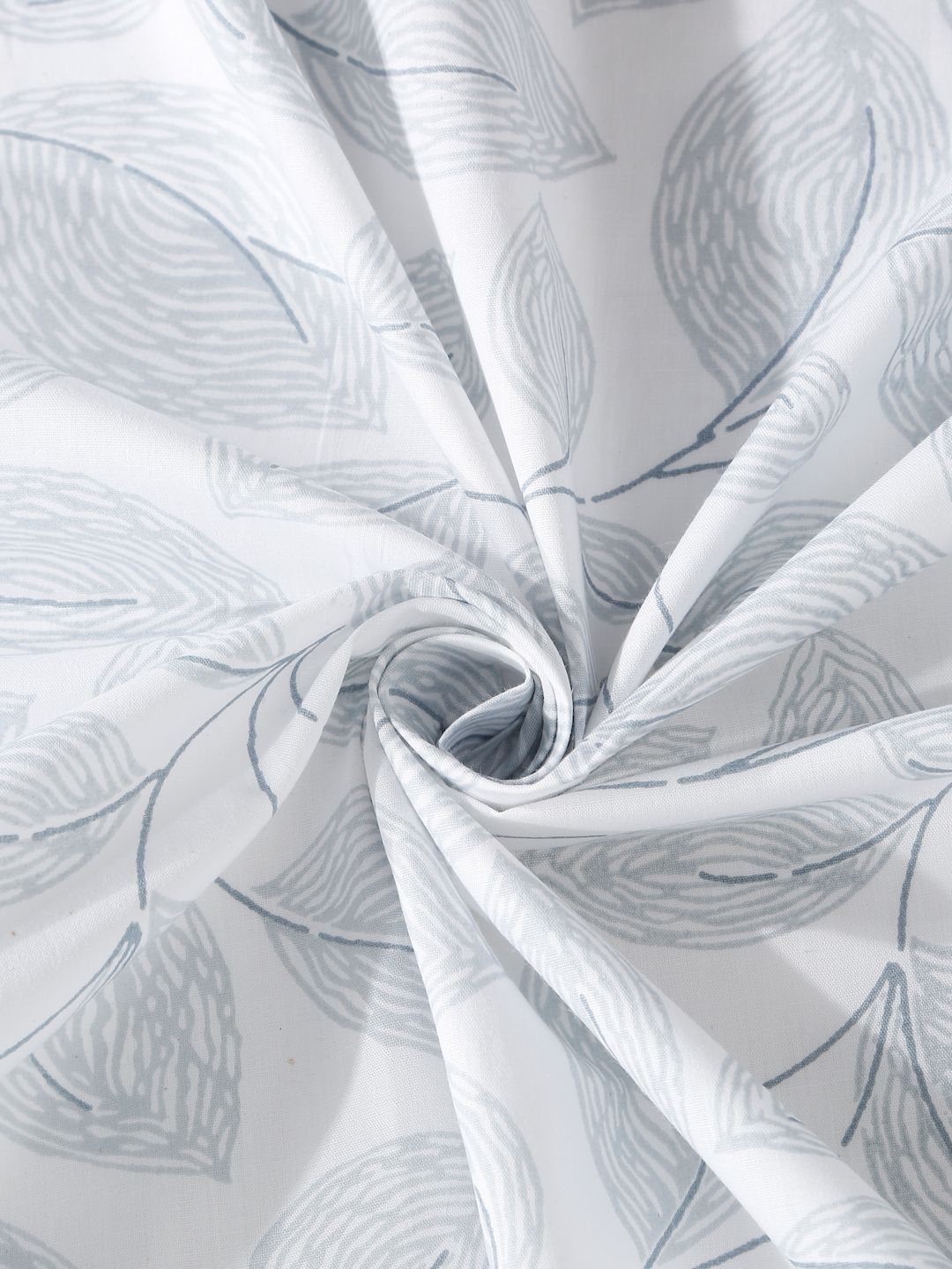 Myntra Elegant Homes White Floral 400 TC Bedsheet with 2 Pillow Covers