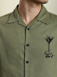 Baju Katun Kolar Cuba Eszett Martini Boxy Fit