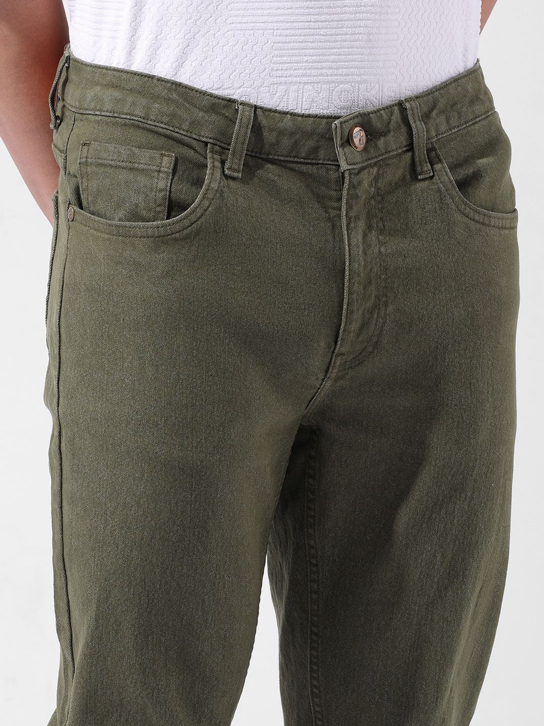 The Indian Garage Co Men Slim Fit Mid-Rise Stretchable Jeans