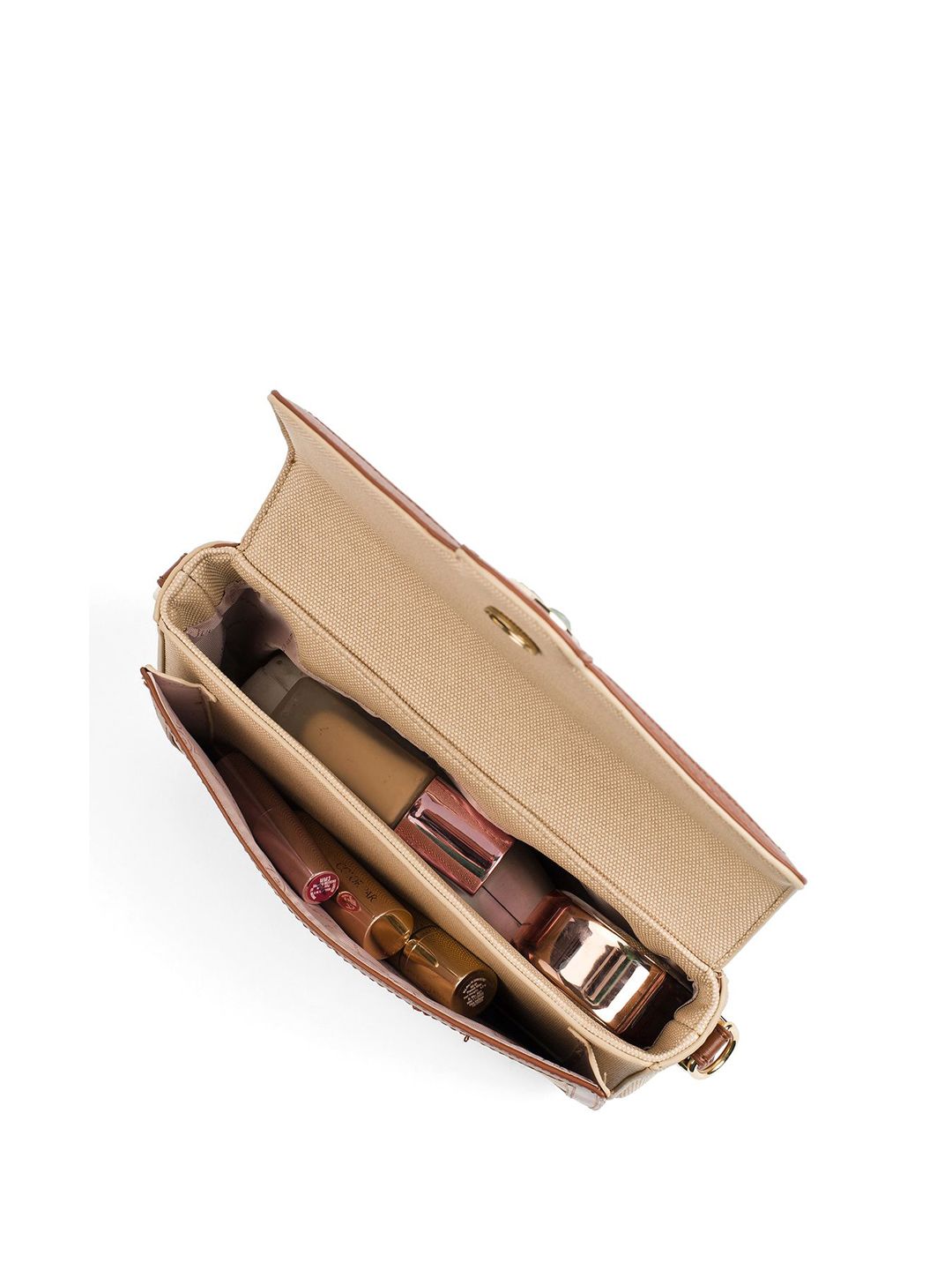 Lino Perros Structured Sling Bag with Tasselled