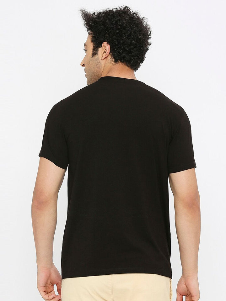 SPYKAR Typography Printed Cotton T-Shirt