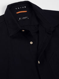 Thomas Scott Men Premium Cutaway Collar Solid Cotton Slim Fit Casual Shirt