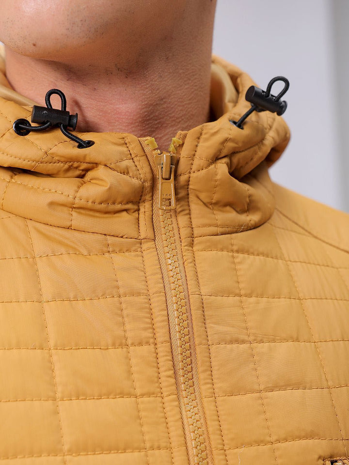 The Indian Garage Co Men Hooded Slim Fit Bomber Jacket