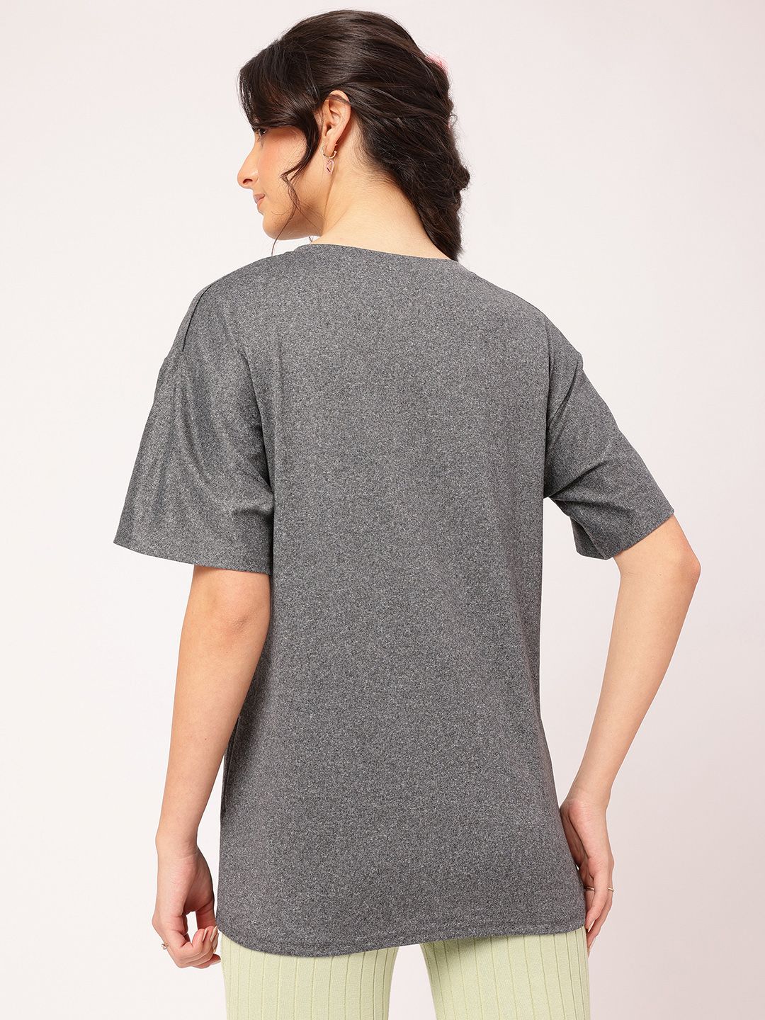 DressBerry Goofy Gains Printed Relaxed Fit T-shirt