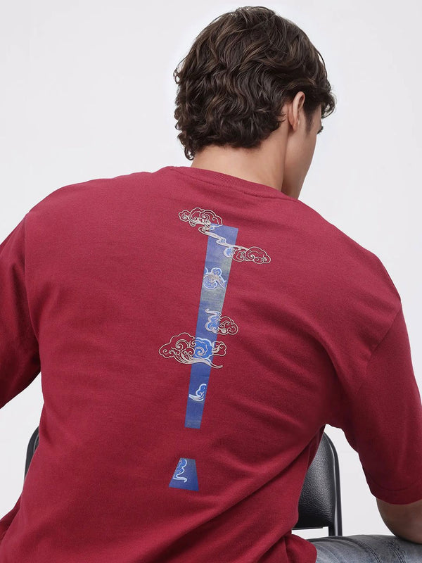 RARE RABBIT Men Printed Applique T-shirt