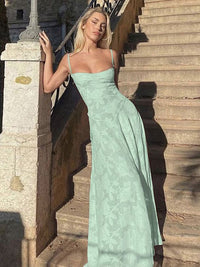 all about you Women Self Design Maxi Dress