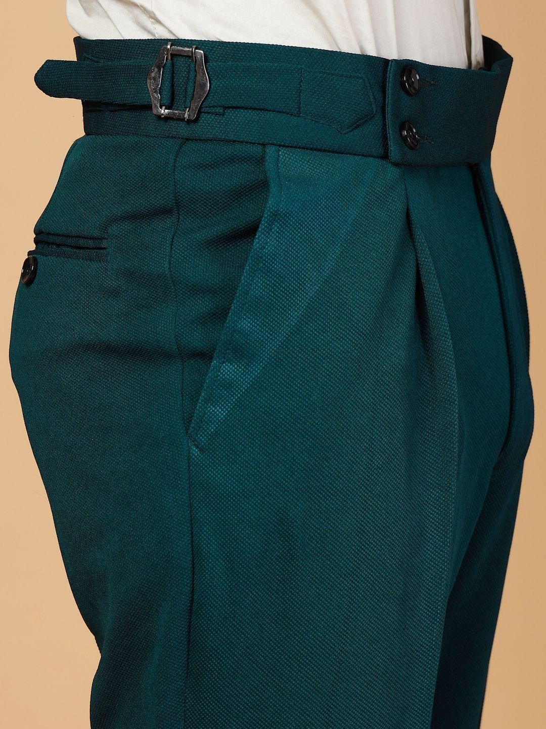 Moda Rapido Men Easy Wash Pleated Trousers