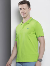The Indian Garage Co Men Printed Polo Collar T-shirt