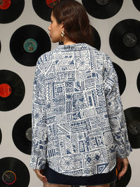 Campus Sutra Women Comfort Opaque Printed Casual Shirt