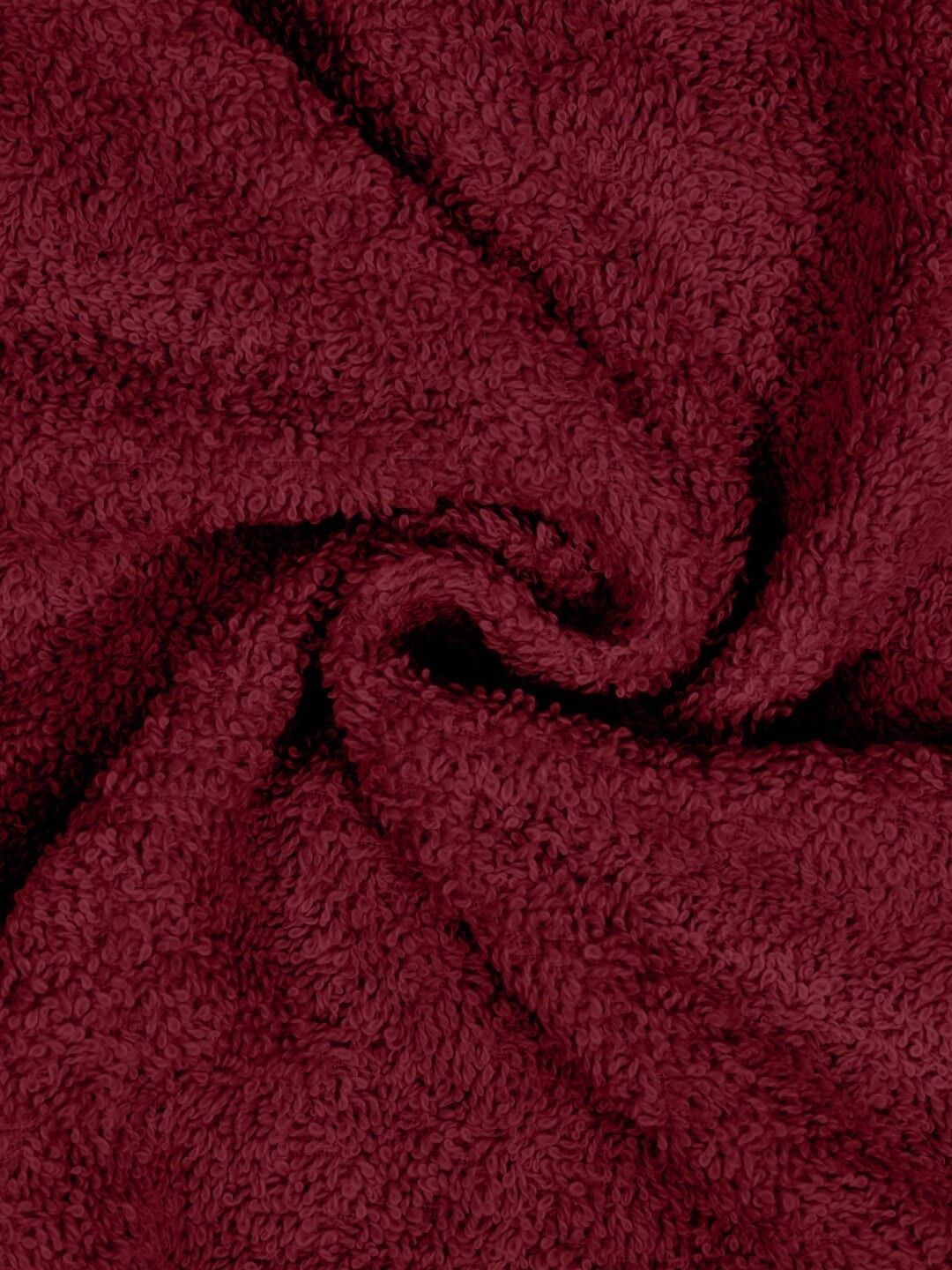 BOMBAY DYEING Tulip Maroon Pure Cotton 450 GSM Bath Towel