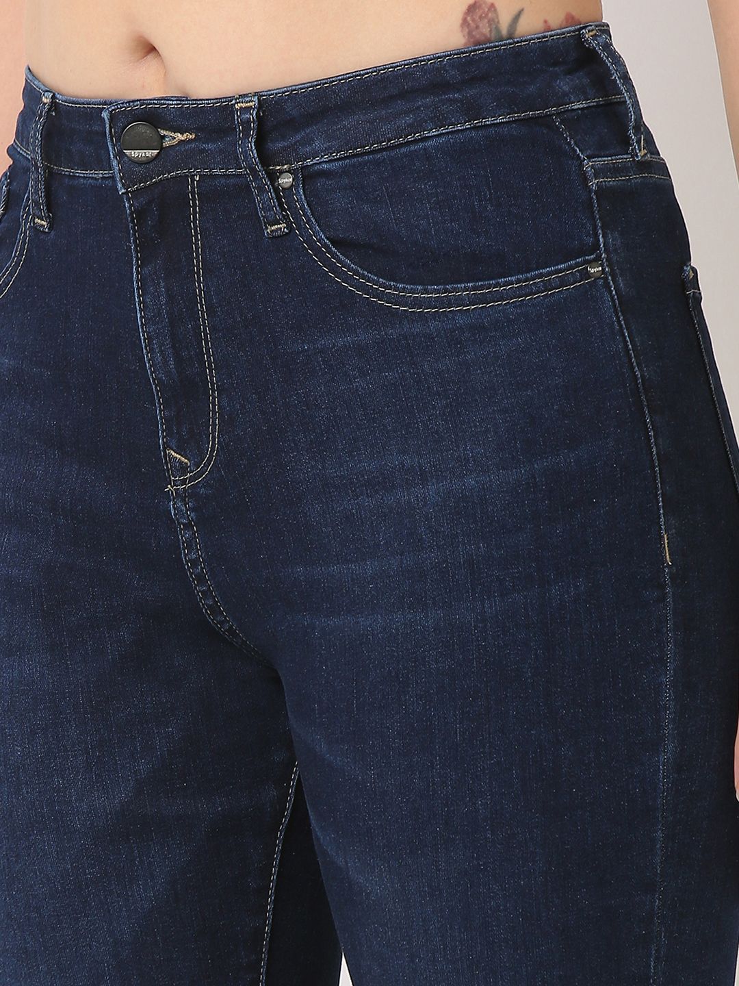 SPYKAR Women Super Skinny Fit Mid-Rise Jeans
