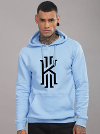 ADRO Men Graphic Printed Hood Cotton Pullover Sweatshirt