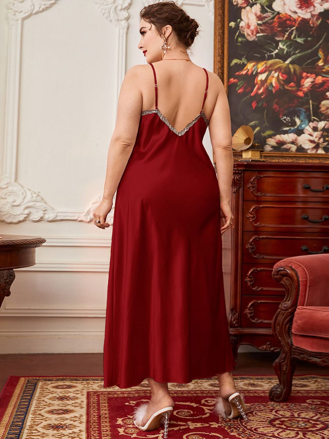 DressBerry Laced Regular Nightdress