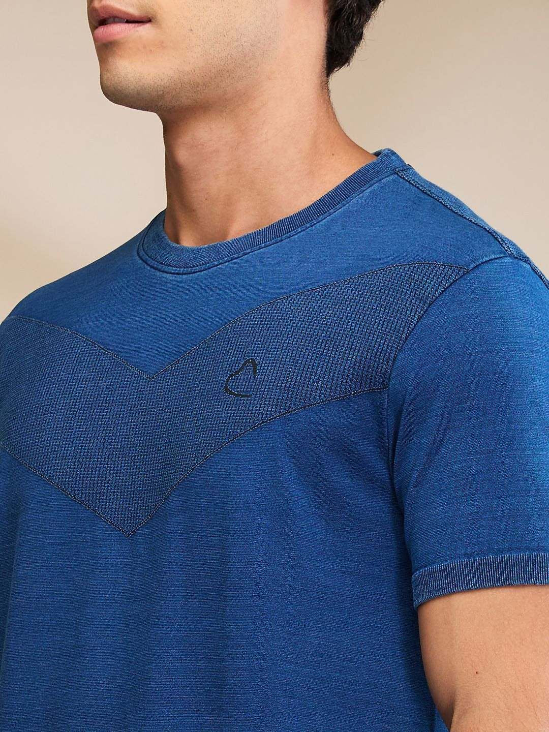 Being Human Men Solid Round Neck Cotton T-shirt