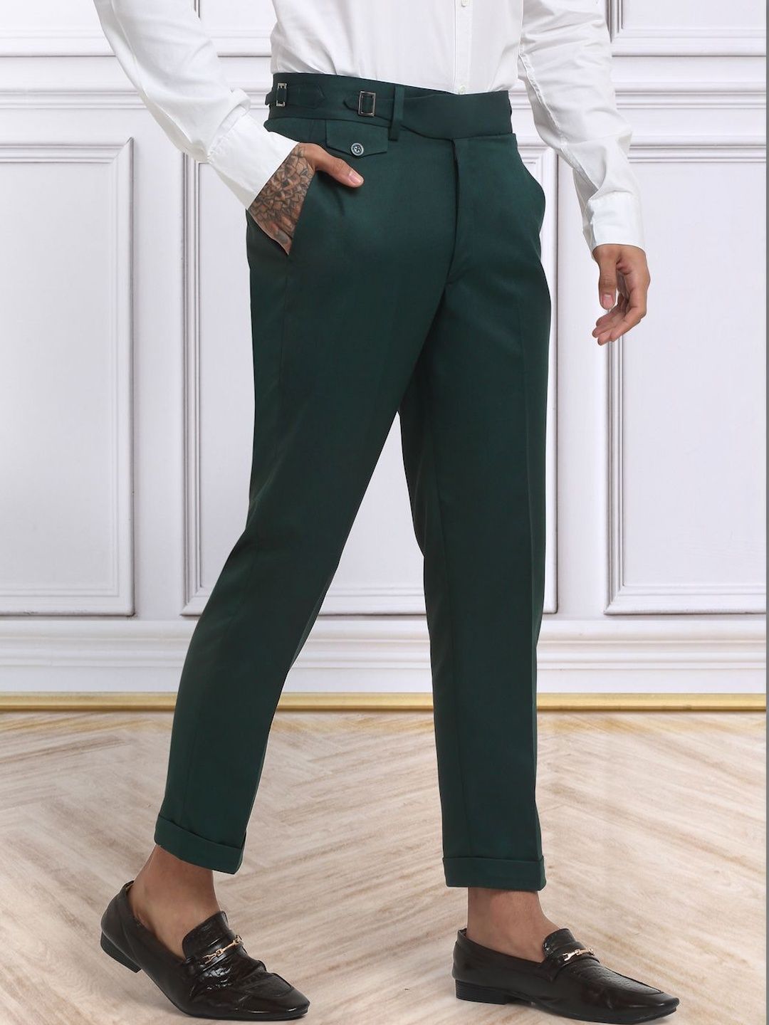 Moda Rapido Men Slim Fit Easy Wash Trousers