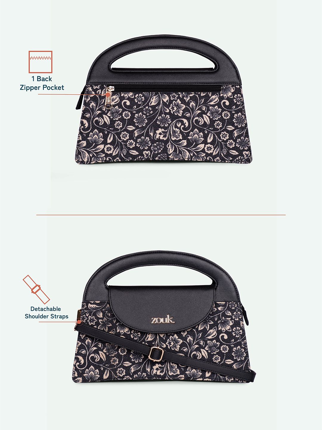 ZOUK Rhea Kapoor Ziya Sling Bag - FloMotif