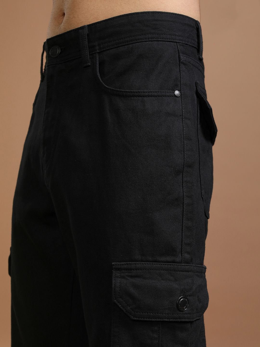 HIGHLANDER Men Straight Fit Mid-Rise  Cotton Jeans