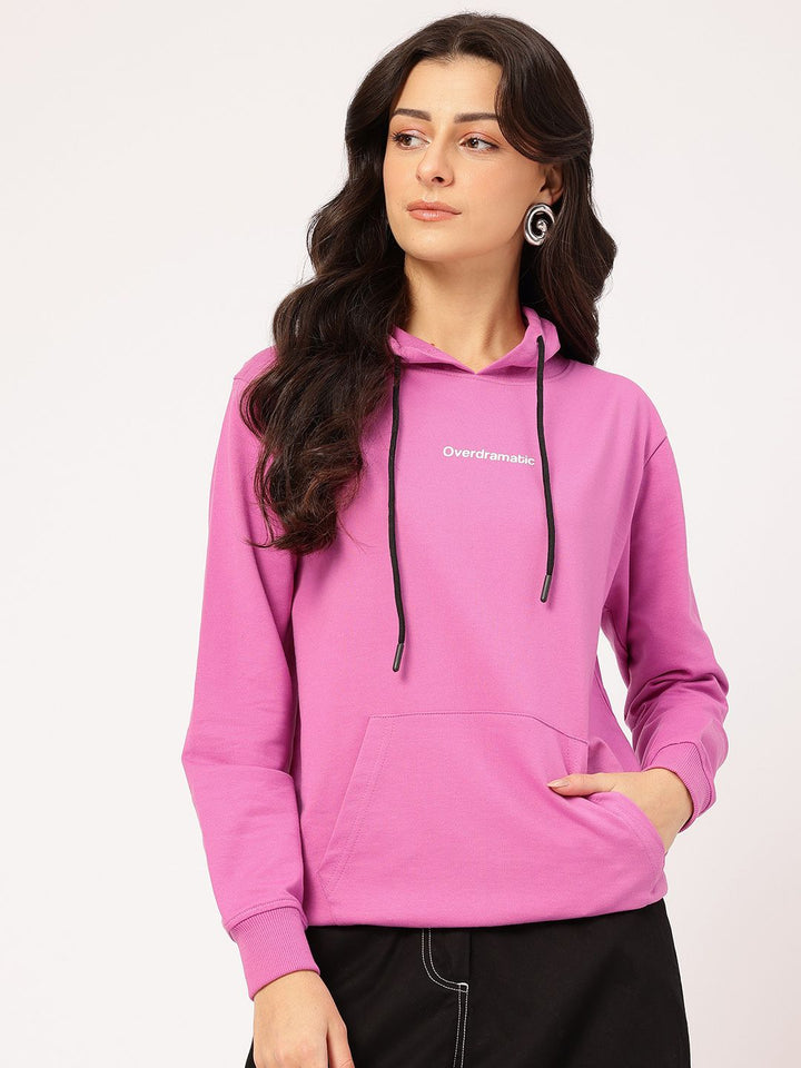 DressBerry Hooded Printed Sweatshirt