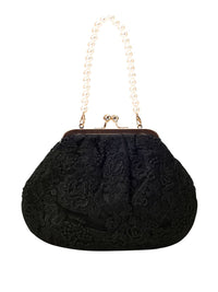 Lino Perros Floral Embroidered Party Purse