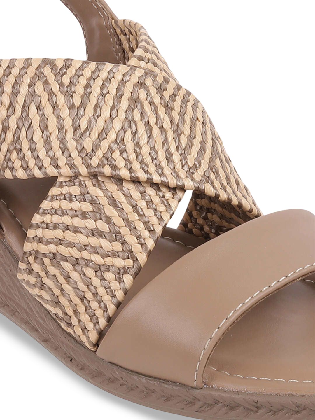 Mochi Printed Wedge Mules