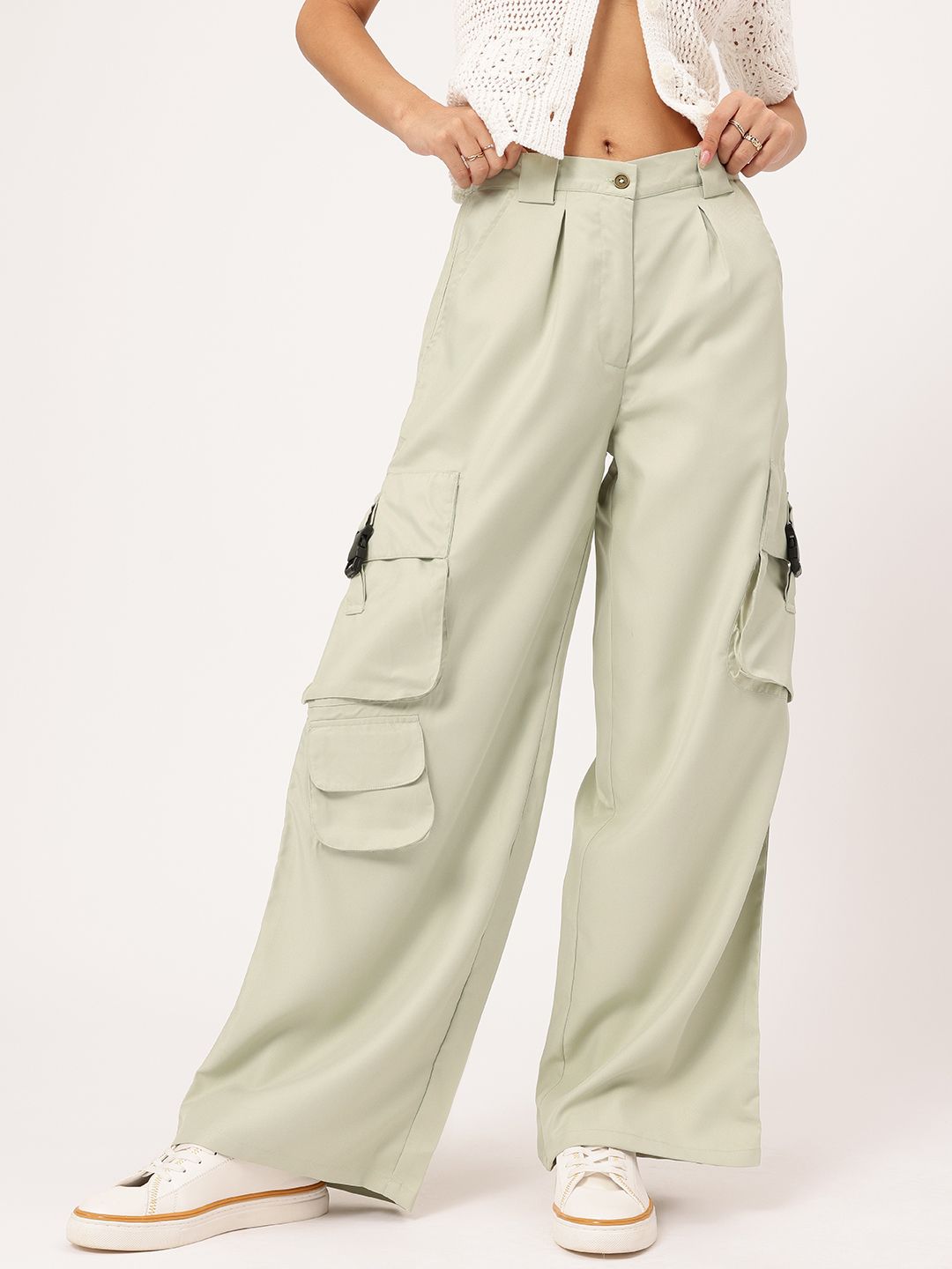 DressBerry Women Empowered Elegance ComfyCrisp Trousers