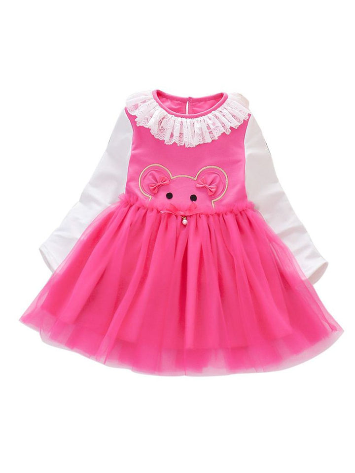Gadis YK menyala Tulle Fit & Flare Dress