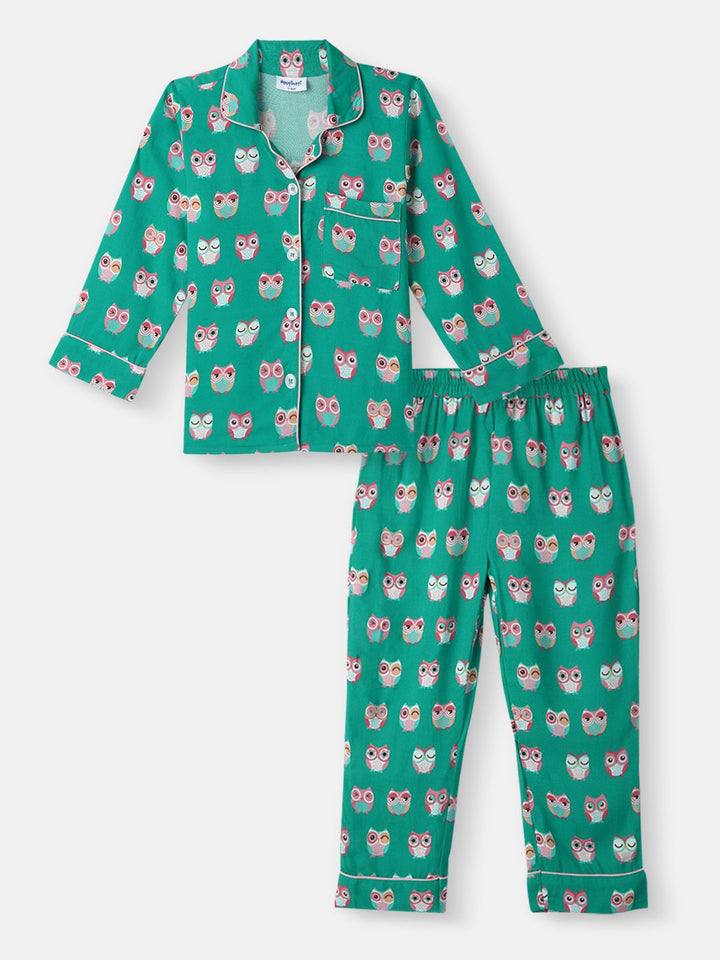 Nauti Nati Boys Print Dada Pocket Baju dan Pajama Set