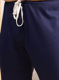 SOJANYA PLUS Shirt Collar Pathani Kurta With Pyjama