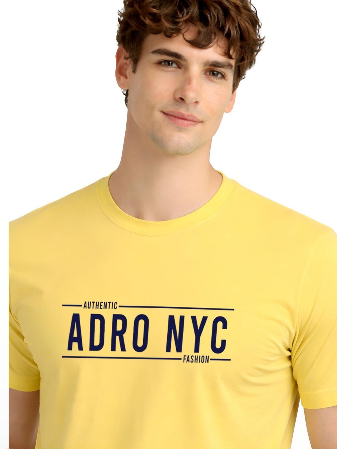 ADRO Men Typography Printed T-shirt