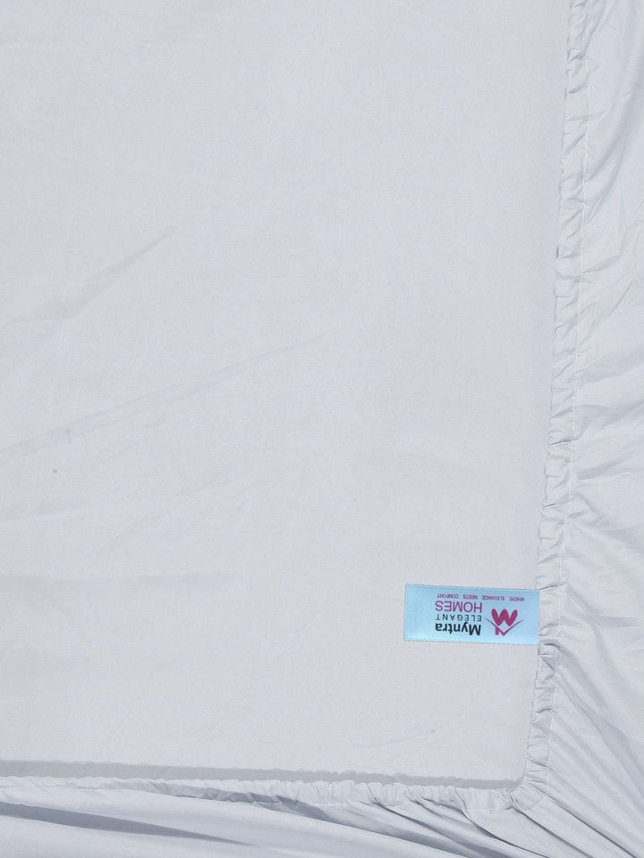 Myntra Elegant Homes Book Fold Grey 300 TC Single Bedsheet Set 2.25 x 1.5 m