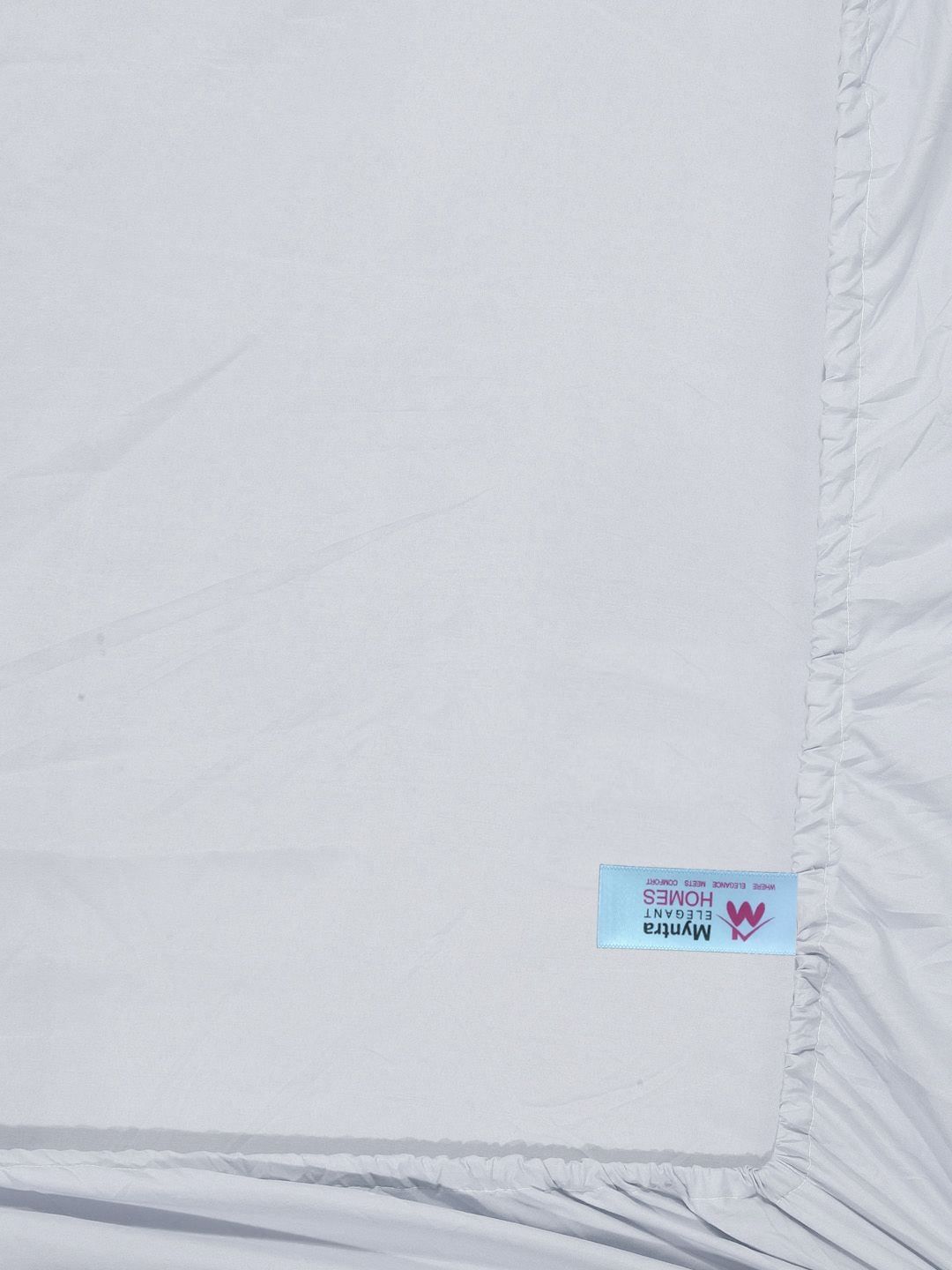 Myntra Elegant Homes Book Fold Grey 300 TC Single Bedsheet Set 2.25 x 1.5 m