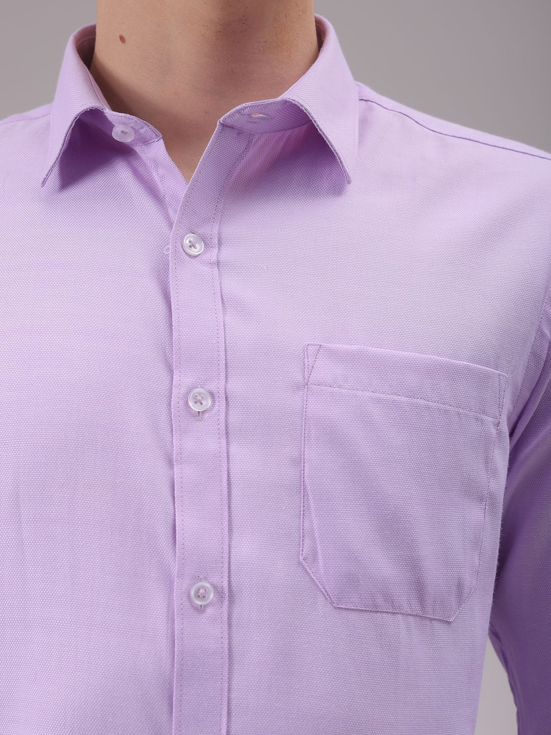 The Indian Garage Co. X Luxe Men Cutaway Collar Solid Slim Fit Formal Shirt