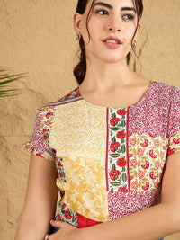 Berrylush Women Ethnic Motifs Printed Top