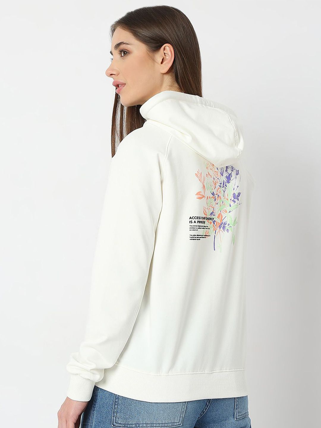 SPYKAR Women Hooded Sweatshirt