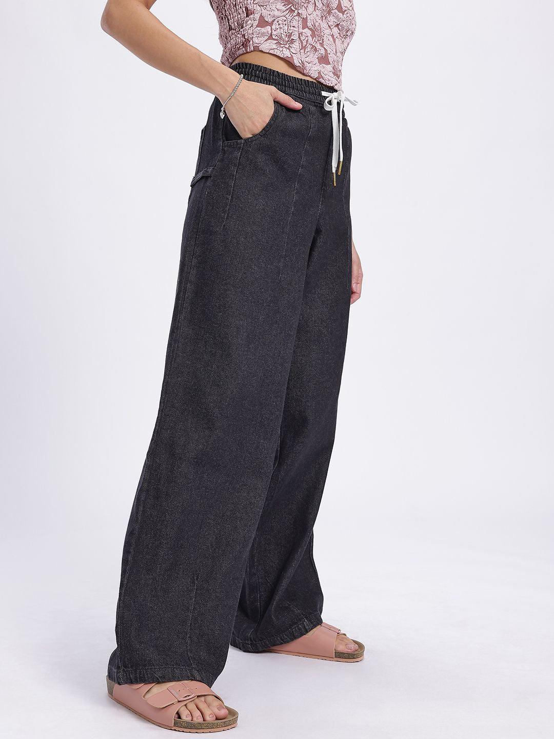 DressBerry Women Baggy Mid-Rise Jeans