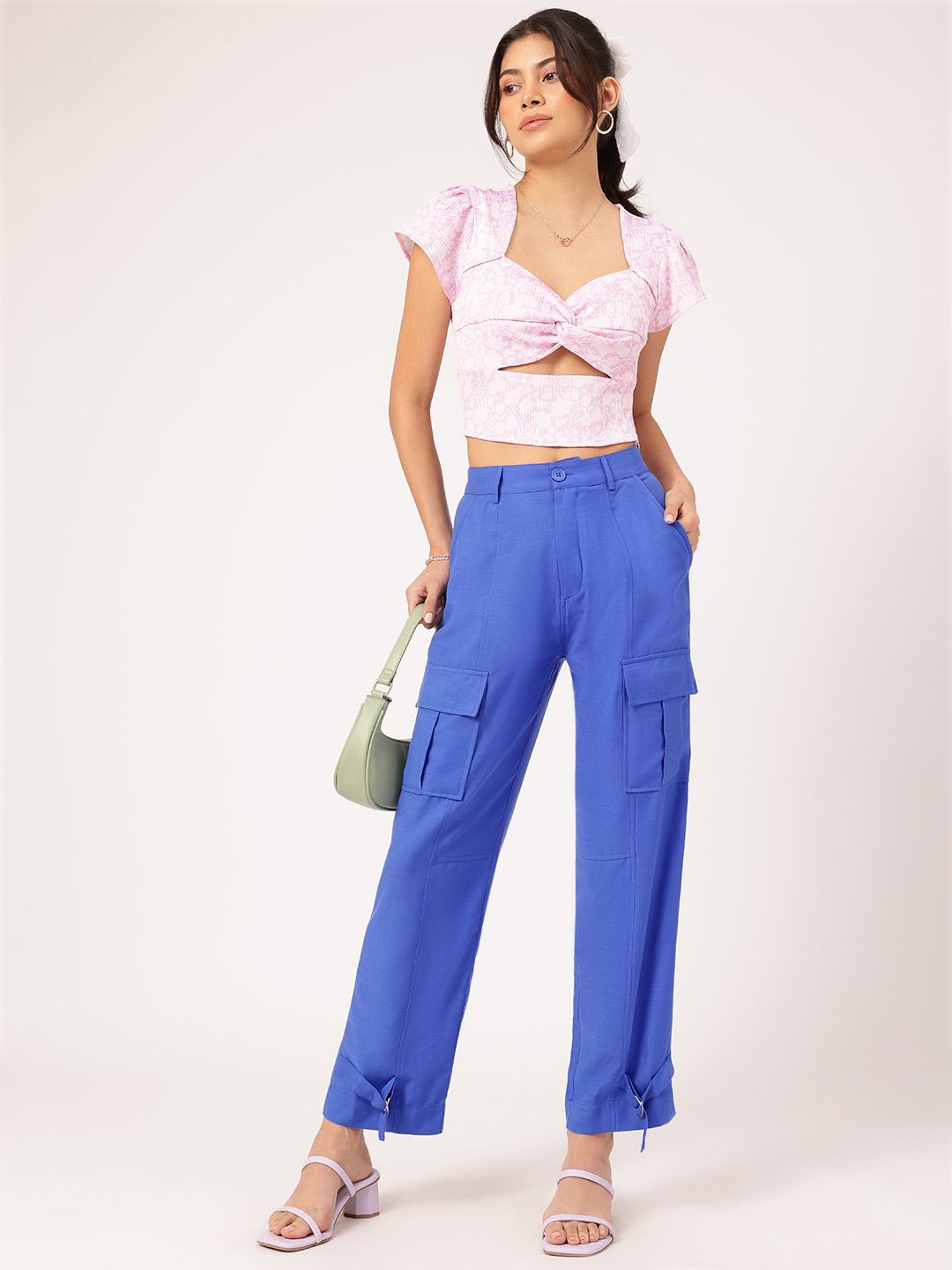 DressBerry Women Urban K-Vibes Cargo-Style Trousers