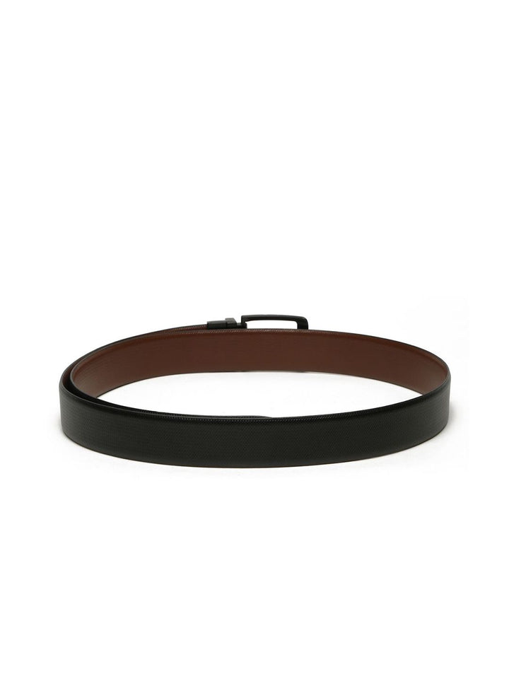 Teakwood Leathers Men Textured Leather Formal Belt