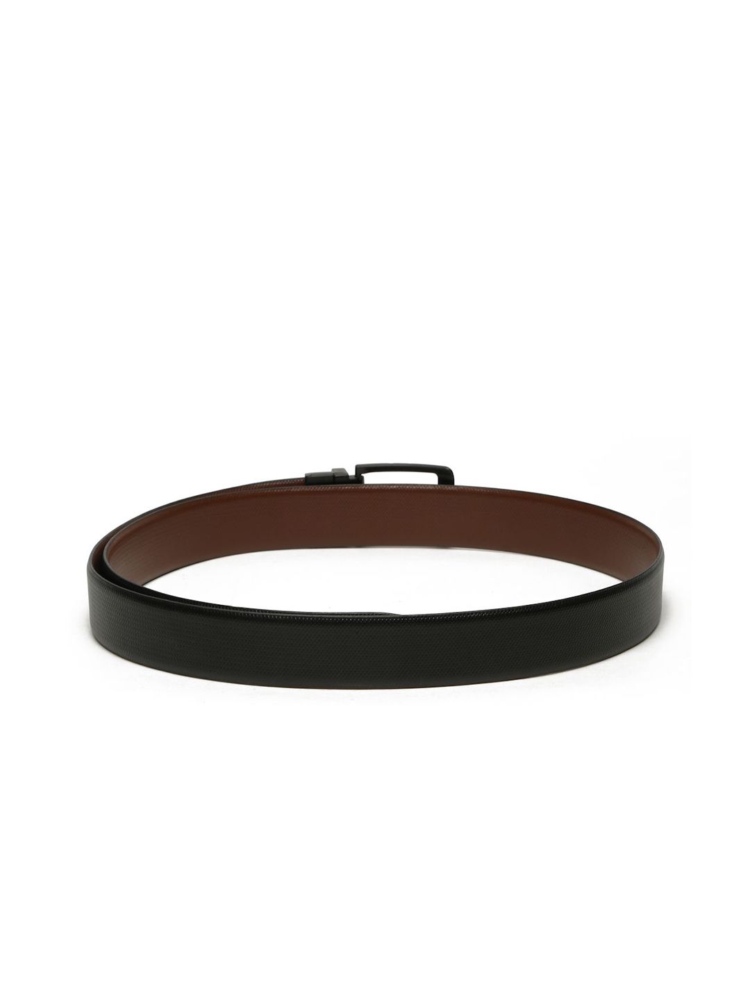 Teakwood Leathers Men Textured Leather Formal Belt