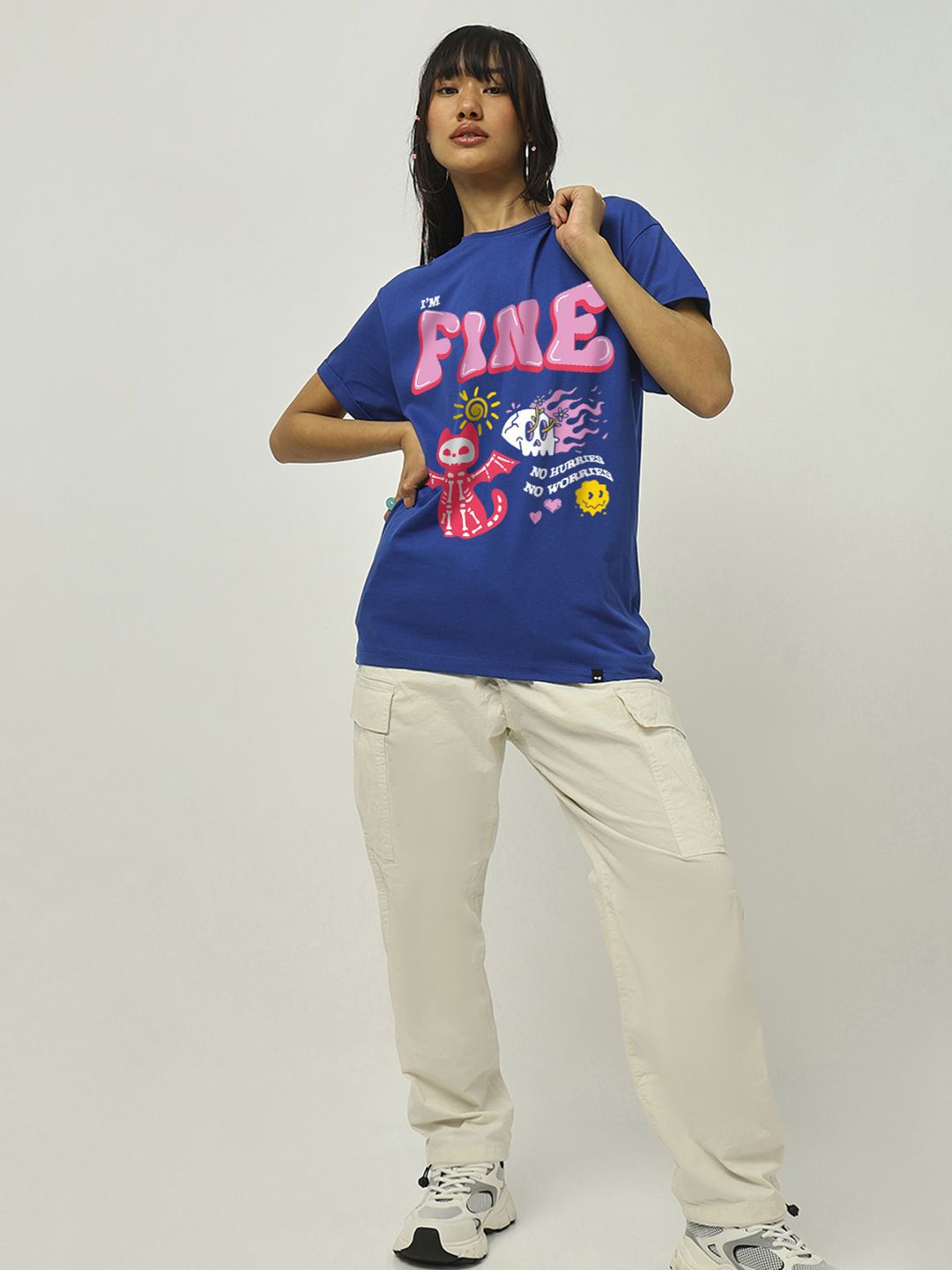 T-shirt dicetak wanita bewakoof